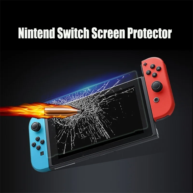 DHL For Nintend Switch Screen Protector 9H Tempered Glass 3D Protetor Film Cover Nintend_switch Console Consola NS Accessories