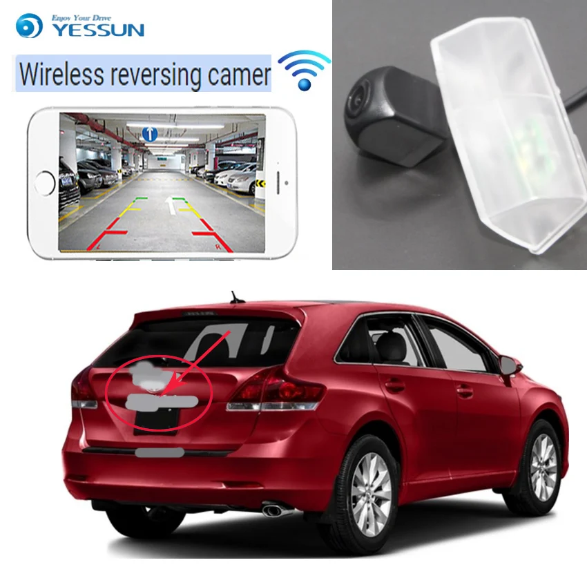 For Toyota Venza 2009~2017 For Toyota Matrix Corolla 2003~2008  Car HD night vision reverse parking assisted backup camera