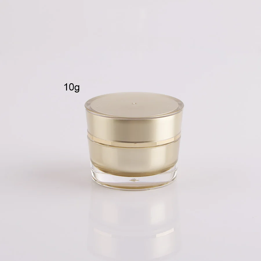 Pаспродажа 10 г 1 3 унц. Косметический Пустой акрил конус форма крем EYESERUM Портативный Путешествия JAR Бутылка Контейнер 50 шт. лот, MERX красота бренд