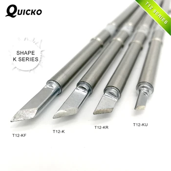 

SHAPE K series T12-KF T12-K T12-KR T12-KU T12 Iron Tip For FX951 STC AND STM32 OLED Soldering