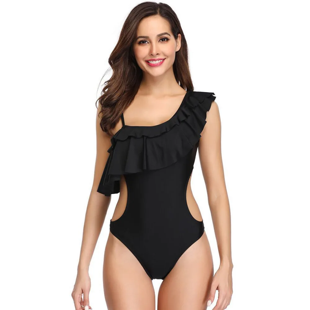 2019 Sexy woman surf suit one-piece swimsuit seaside sports surf diving suit summer beach swimwear fashion swimsuit women 40M16 (2)