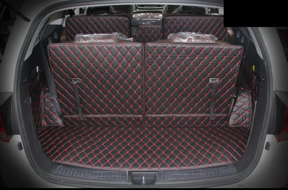 Волокна кожи багажник автомобиля коврик для kia sorento 2015 2016 2017 2018 2019 Kia Sorento Prime 3rd