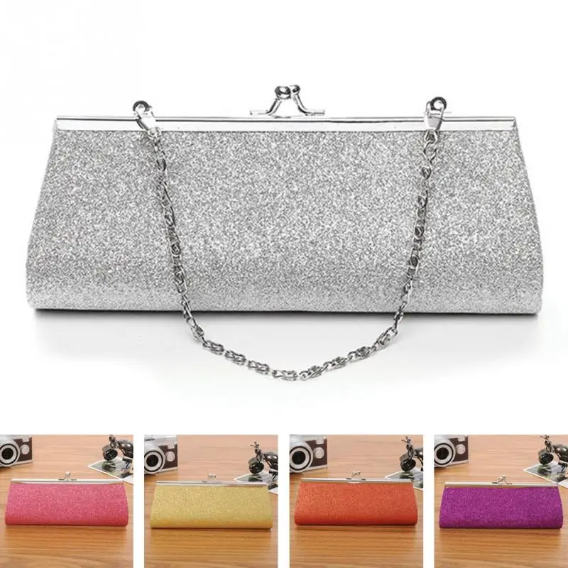 

Women Evening Bag Fashion Party Banquet Glitter Bag For Women Girls Wedding Clutches Handbag Chain Shoulder Bag Bolsas Mujer