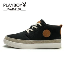 Playboy/новинка года; зимние мужские ботинки; зимние ботинки с круглым носком; повседневные мужские ботинки из коровьей замши с добавлением шерсти; хлопковая обувь; DA57131