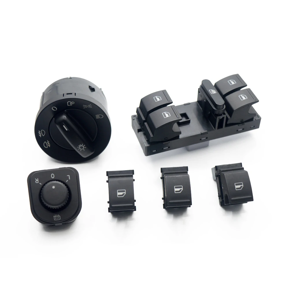 Новый 1F0959855 1K4959857 переключатель окон зеркальной фары для VW Jetta MK5 Golf 5 6 Tiguan Passat B6 CC