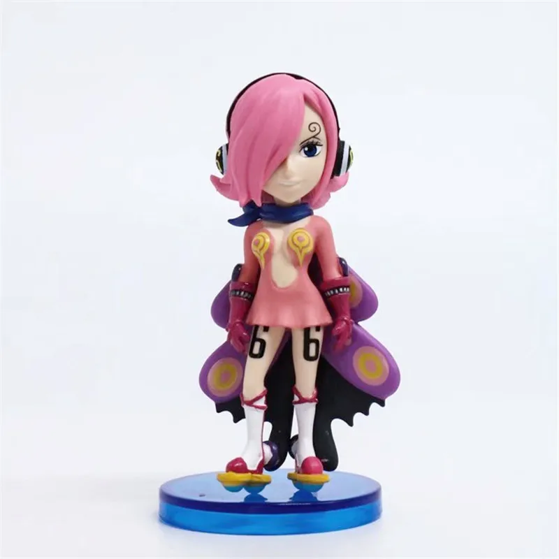 Anime One Piece Vinsmoke Family Action Figures Toys 2018 New Judge Reiju Ichiji Niji Sanji Figuras Dolls Brinquedos Gift 6pcsset  8cm (19)