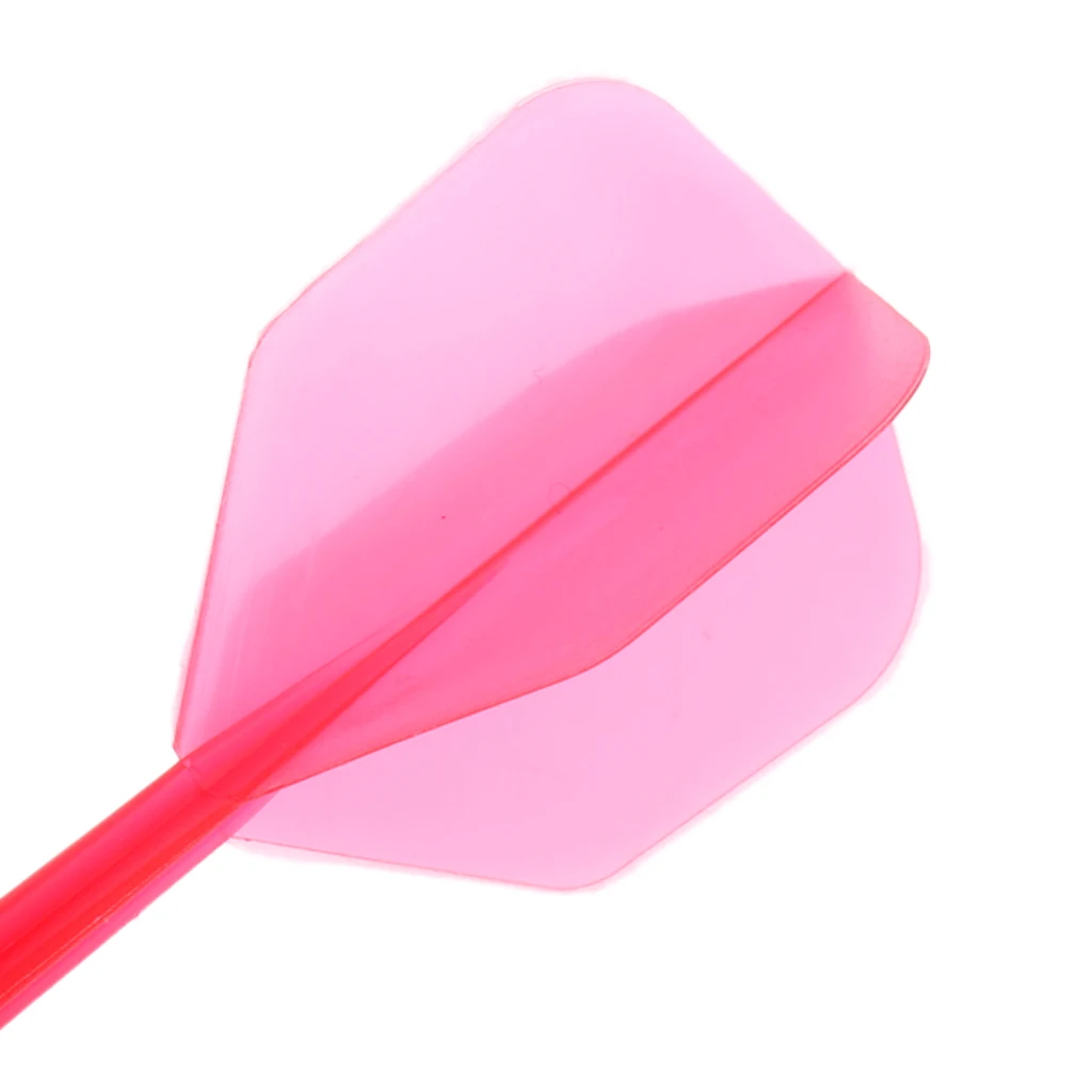 6 Pieces Transparent 2BA Thread Dart Shafts And Dart Flights Connection Entertainment Darts Tools Accessories