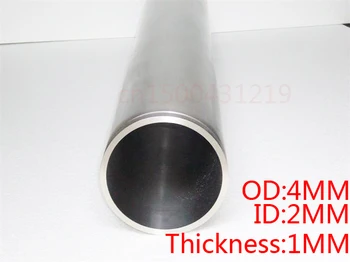 

New 4x2mm 4mm OD 2mm ID 1mm thickness 50cm Gr2 titanium tube TA2 titanium pipelines titanium alloy pipe ti-alloy tube Heating
