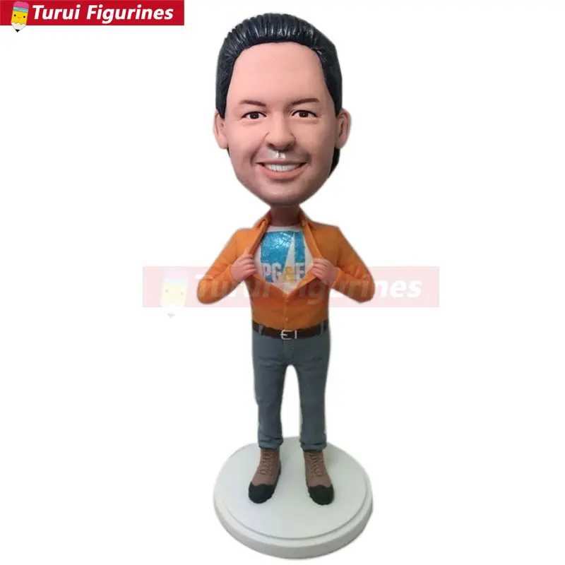 Mechanical Engineer Personalized Engineer Custom Bobble Head Engineer Gift Engineer Clay Figurines Engineer Birthday Husband Boyfriend Gift