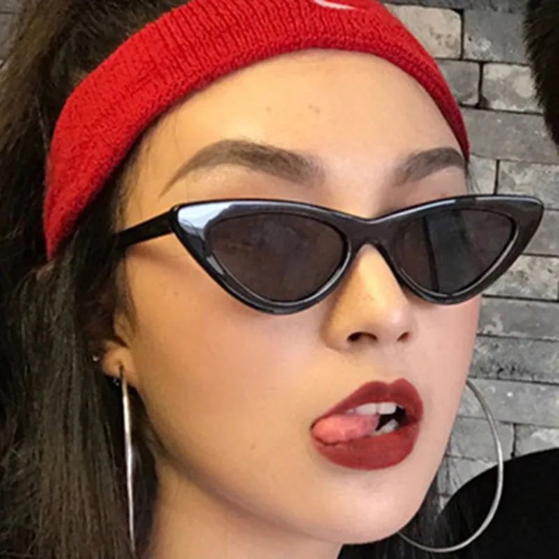

2019 New Fashion Cat Eye Sunglasses Women Retro Luxury Sunglasses Black Red White Ladies Sunglasses UV400
