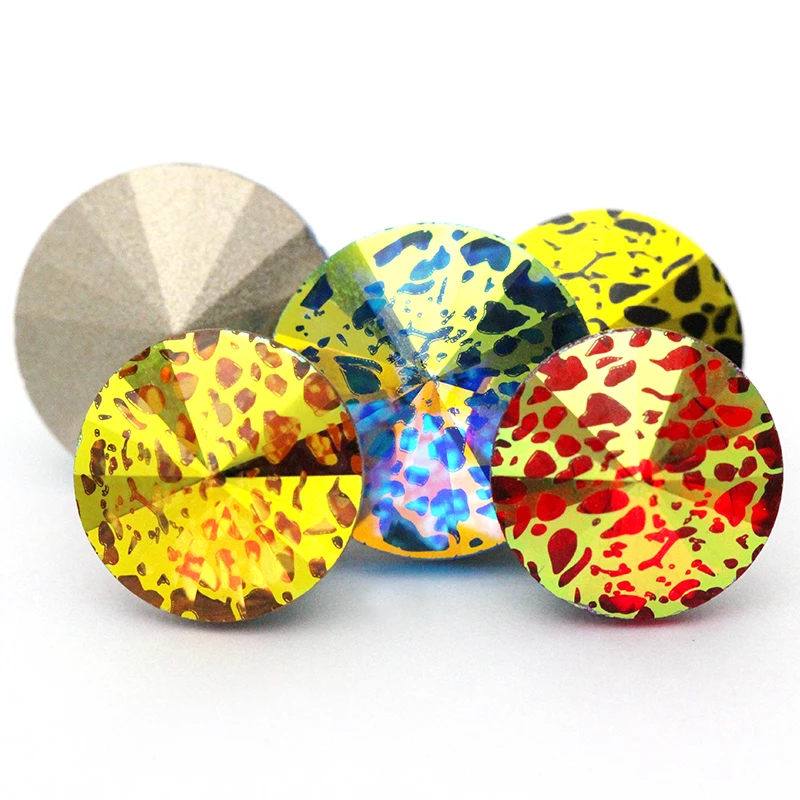 Astrobox Rivoli Patina K9 Rhinestones Glass Crystal Accessories For Clothing Round Sew On Jewelry Decorations Wedding | Дом и сад