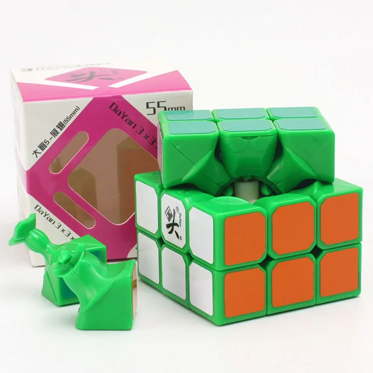 Самый дешевый Dayan zhanchi 55 мм 3x3x3 куб скорость Магическая головоломка 3x3 интеллектуальные кубики для обучающих игрушек Детская игра Прямая поставка