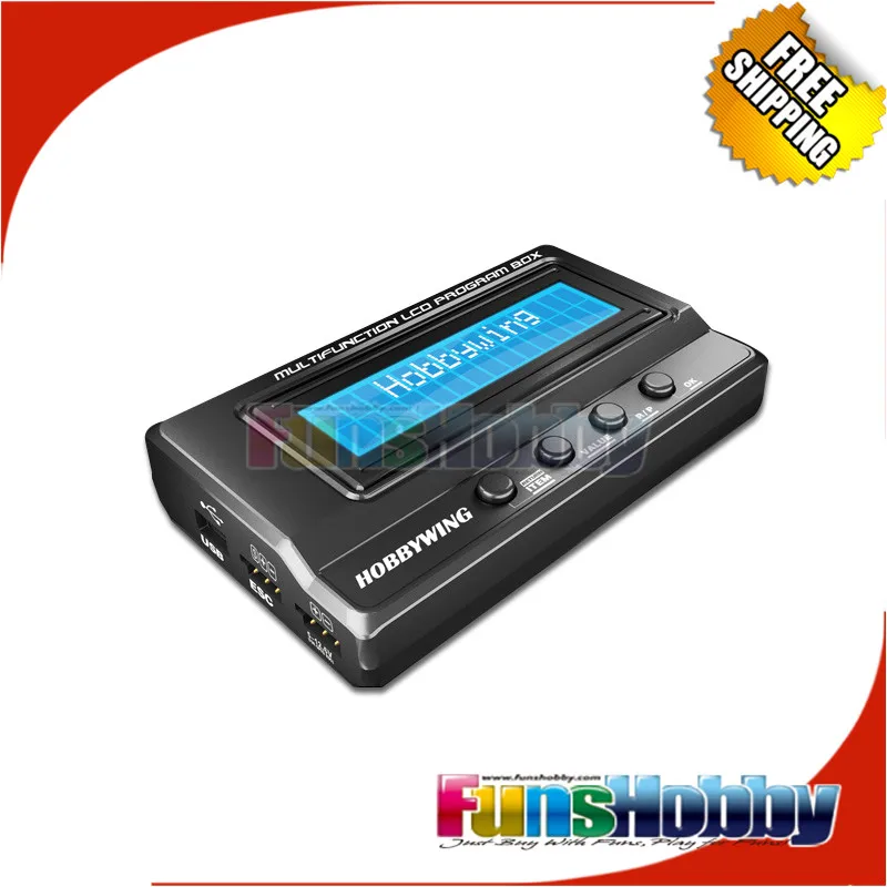 Hobbywing XR8 SCT 140A Бесщеточный Регулятор скорости ESC и 3 в 1 ЖК программная карта для 1/8