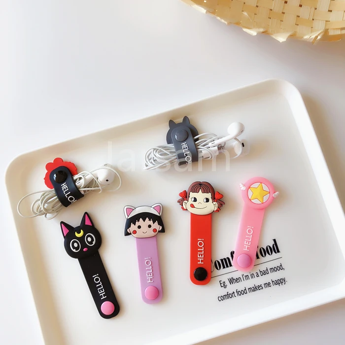 

Cartoon Cable Protector Data Line Cord Protector Protective Case Cable Winder Cover For iPhone Charging Cable protecto