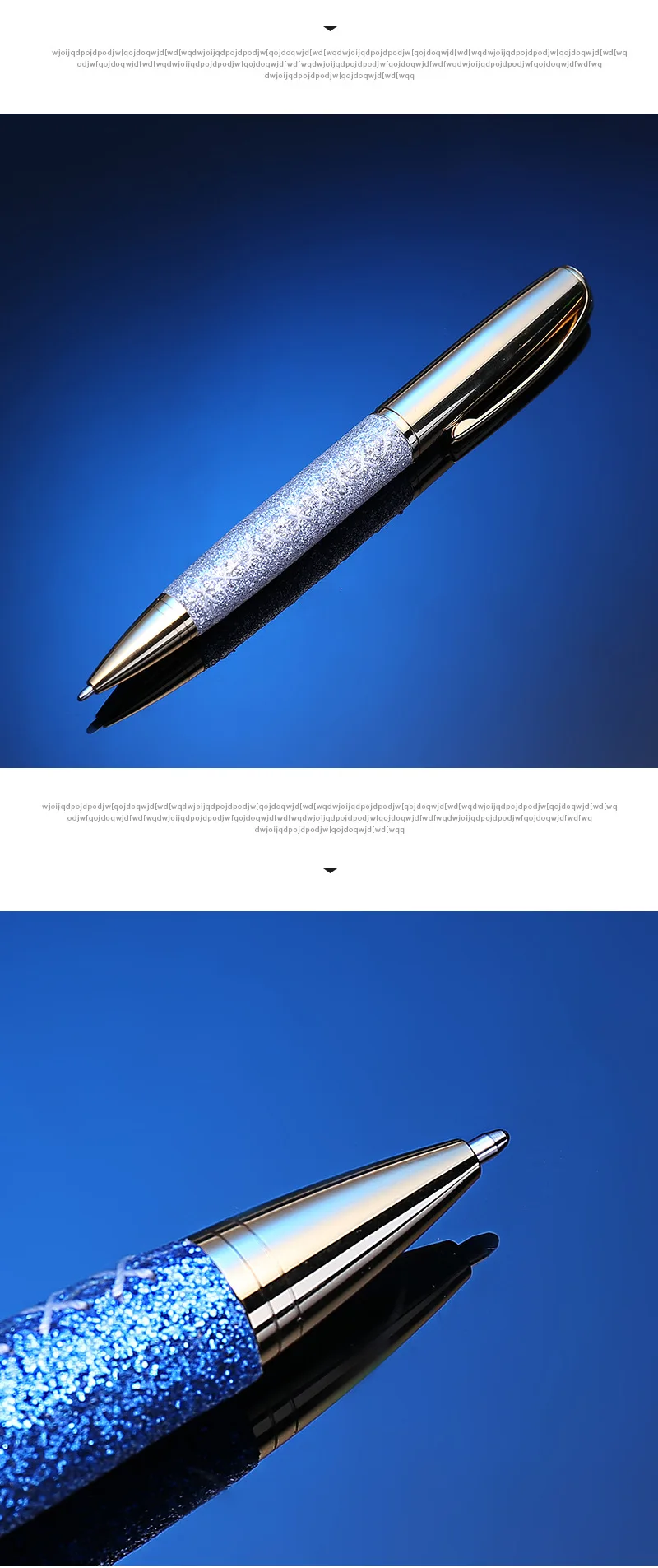 Kawaii металлическая шариковая ручка, креативная вращающаяся металлическая шариковая ручка, рекламная подарочная ручка для офиса, школы, канцелярские принадлежности