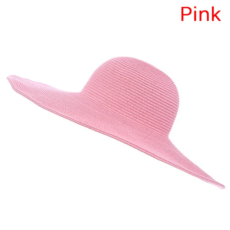 Женские летние шляпы с широкими полями, черная лента, бант, козырек, женская кепка, женская шляпа от солнца, Пляжная соломенная шляпа