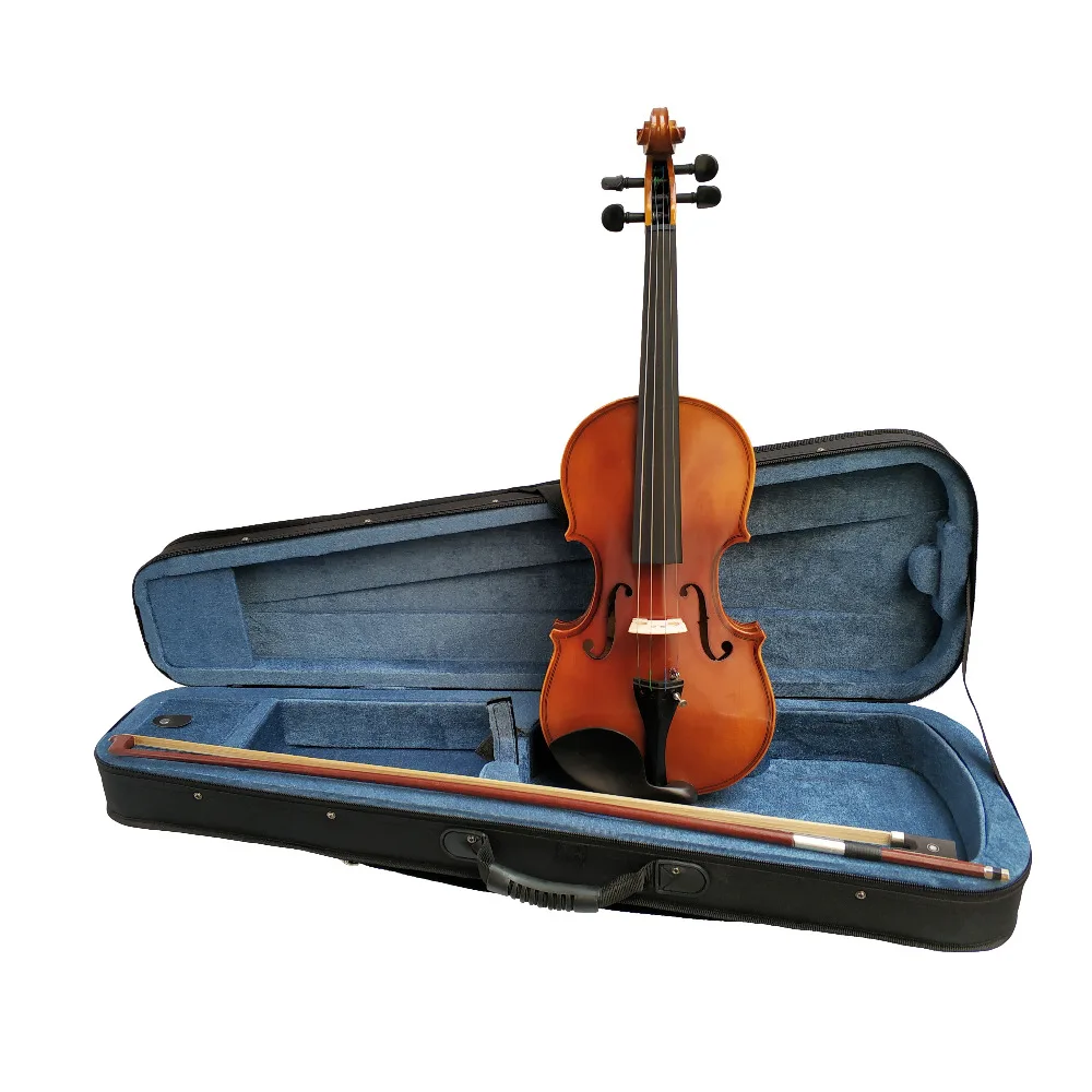 Antonio Stradivari 1715 модель скрипки FPVN14 с холст чехол и Бразилия лук|Скрипка| |