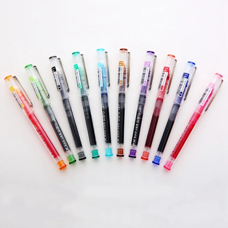 4 Pcs/set Novelty Gel Pen 0.5mm Colour Ink Pen Gel Pens Maker Pen School Office Stationery