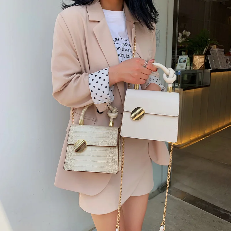 

2019 NEW Fashion Women Brand Design Square Shoulder Bag Black Clear Composite Messenger Bags Fashion Lock Design Handbags