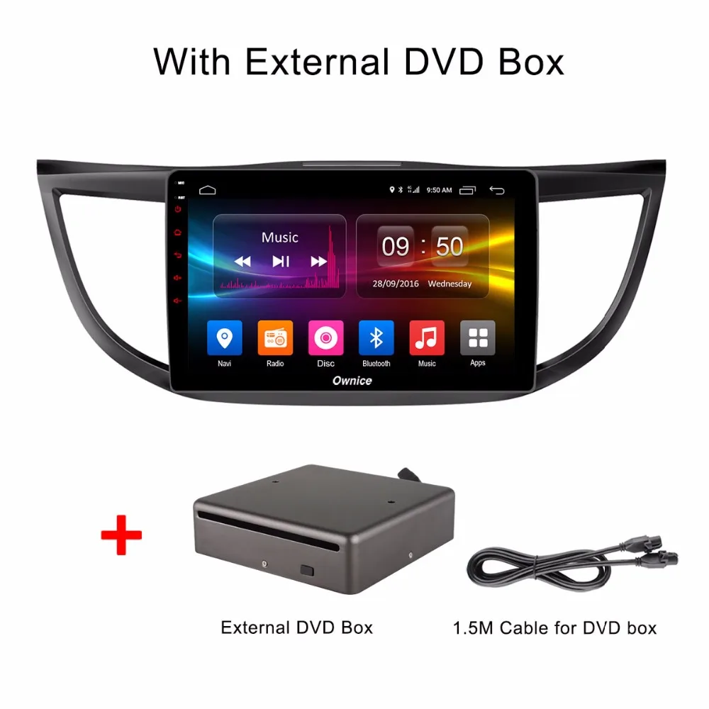 Top Ownice C500+ 10.1" Android Octa 8 Core For HONDA CRV 2012 2013 2014 2015 2016 Car Radio DVD GPS Media 4G LTE 2GB+32GB Car player 1