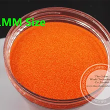 TCF506 неоновый оранжевый красный цвета 0,1 мм Размер устойчив к растворителям блеск для пилка для ногтей или другого DIY украшения