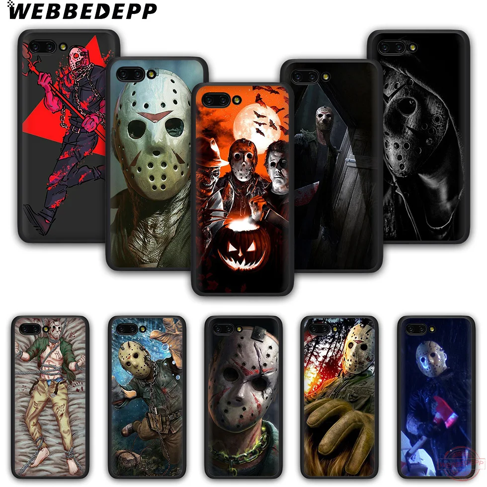 WEBBEDEPP Джейсон чехол для телефона из ТПУ с принтом Honor 6A 7A 2 ГБ/3 ГБ Pro 7C 7X 8X 8C 9 10 Note10 8