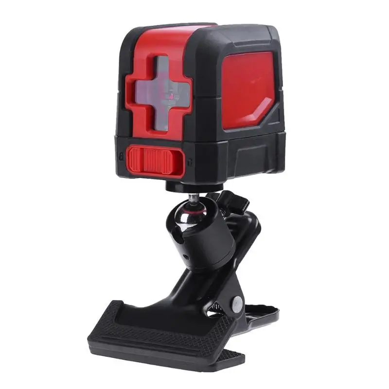 

Cross-Line Nivel Two Lines Laser Level Mini Professional Self Leveling Infrared Horizontal Vertical Kit with Red Light Source