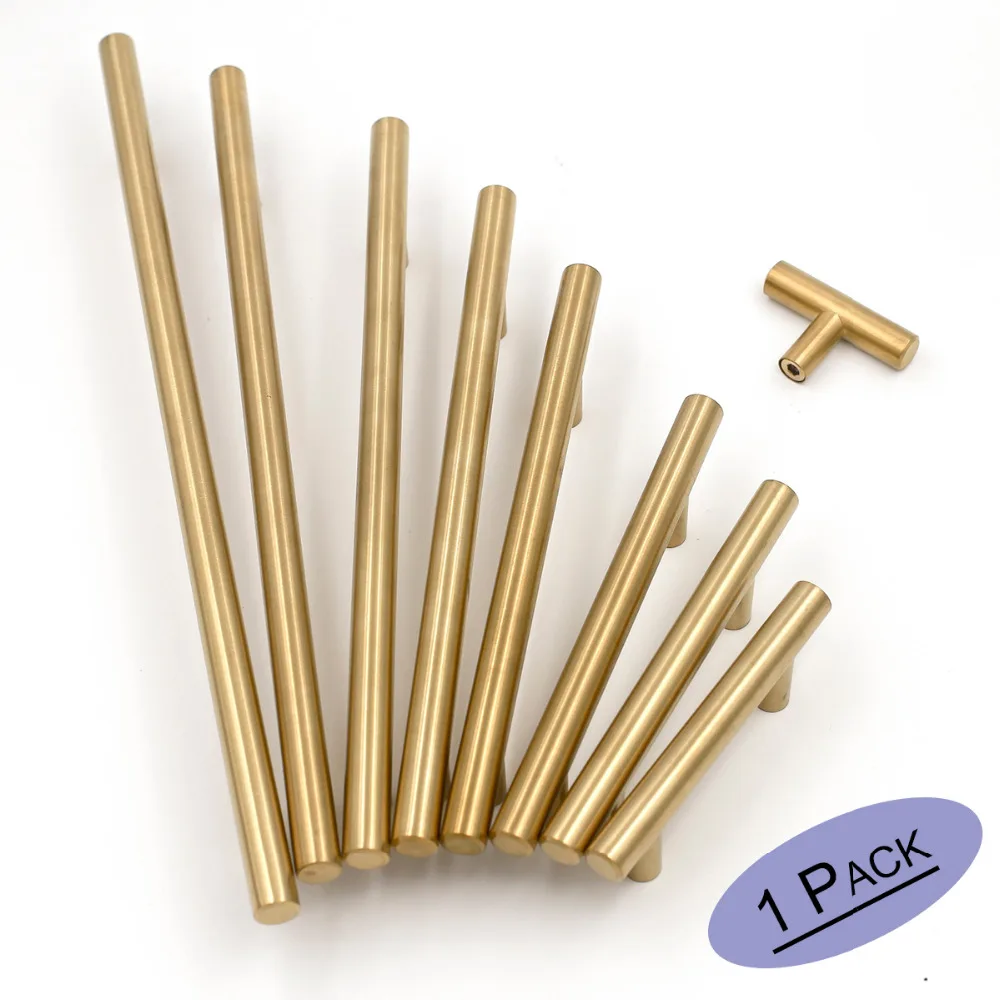 Cabinet Handles Gold Furniture Drawer Pulls Brushed Brass Cabinet