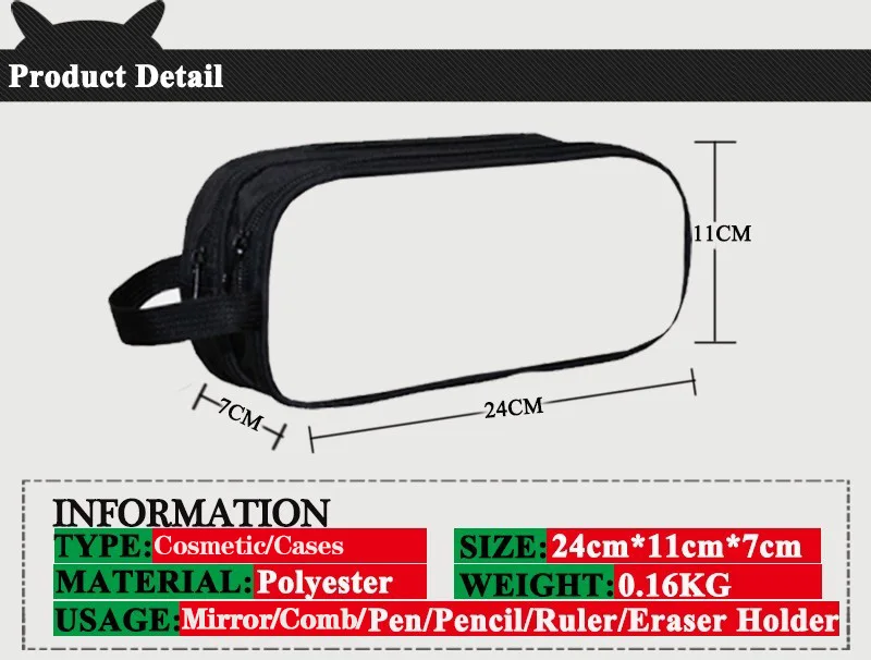 Сумеречные/Сверхъестественное косметические случаи сумки карандаш Детская школьная случае стационарного сумки дети карандашница