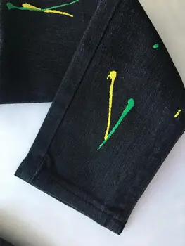 IENENS 5-13Y Boys Clothes Slim Straight Jeans Classic Bottoms Children Denim Clothing Long Pants Kids Baby Boy Casual Trousers 5