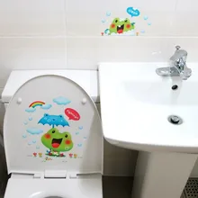 Мультфильм водонепроницаемый Стикеры для украшения дома милые светящиеся сиденье унитаза/стикер бумажная плитка паста холодильник светящиеся наклейки