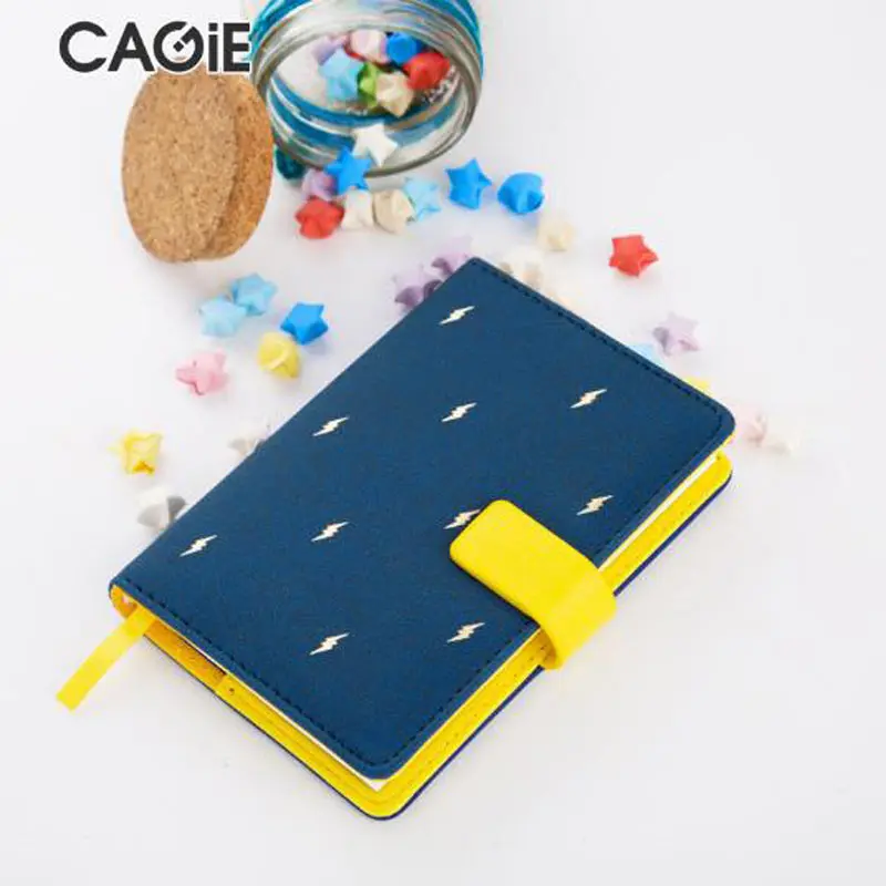 

Yiwi A7 Creative Composition Book Planner Weekly Dairy Hobo Clothes Cover Blue B Notebook