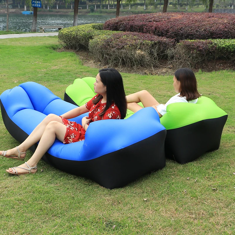  2019 New Hot Inflatable Air Sleeping Bag Lazy Sofa Beach Bed inflatable Couch Travel Sleeping Bag I