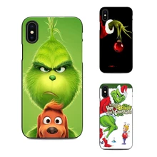 Рождественский мягкий силиконовый черный чехол grinch, чехол для iPhone X XR XS MAX 6 7 8 plus 5 5S 6s se, лучший дизайн корпуса