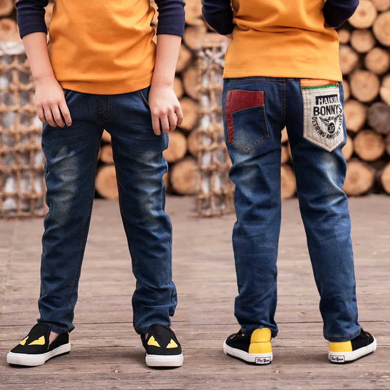 Jeans for Teenagers Boys Ripped Jeans for Kids Boys Casual Denim Cool