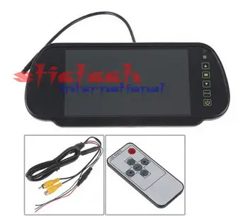 

by dhl or ems 50 sets Car 7'' inch Rearview Mirror Monitor Remote Control Car Reverse Rear View Backup