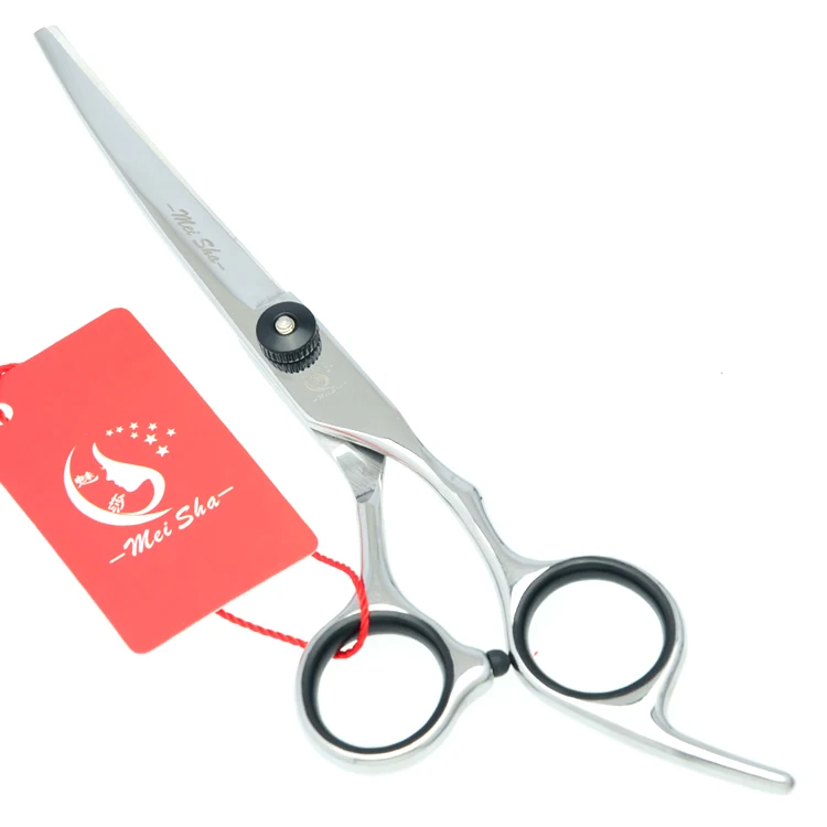 Meisha 6 inch Professional Pet Grooming Scissors Set for Hairdressing Dog Cutting Thinning Curved Shears Puppy Cliper HB0022