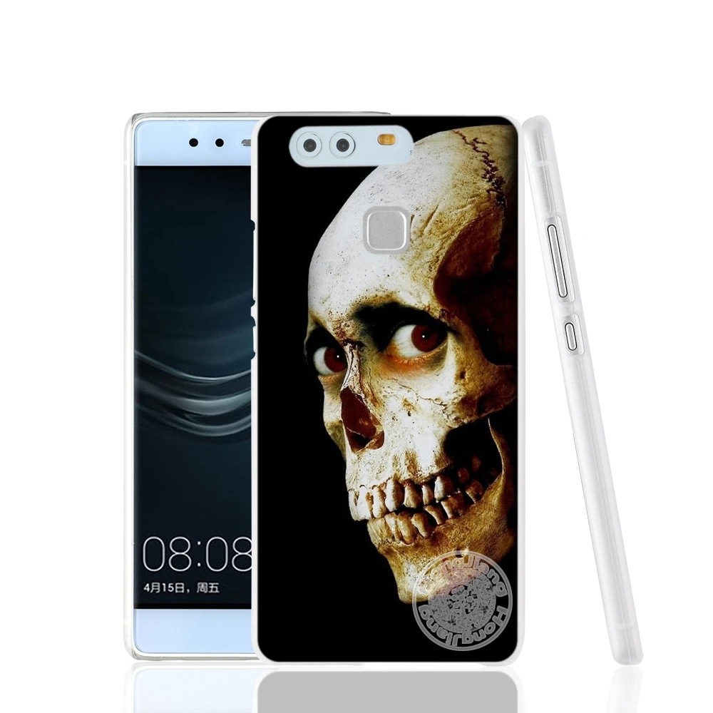 HAMEINUO сатанический страшный чехол с черепом для телефона huawei Ascend P7 P8 P9 P10 lite plus G8 G7