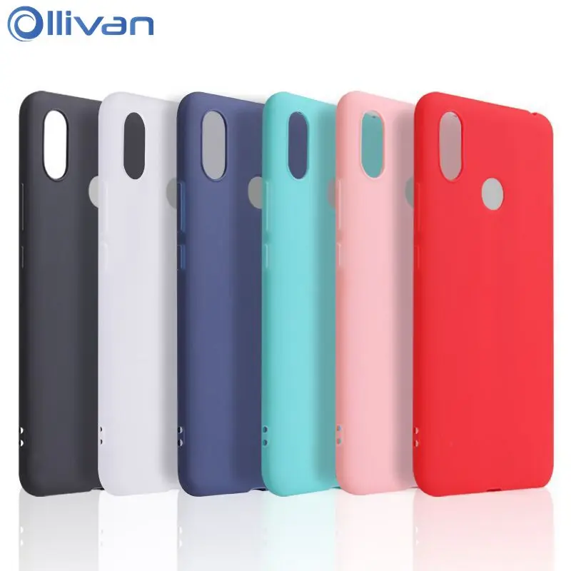 Candy Color Phone Cases For Xiaomi Redmi Note 7 Case Silicone Soft TPU Matte Back Cover For Xiaomi Redmi Note 7 Pro Fundas Coque