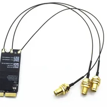 3 шт. I-PEX U. FL IPEX MHF4 для RP-SMA антенны гибкий проводник для NGFF/M.2 WI-FI/WLAN/3g/4 gmodules