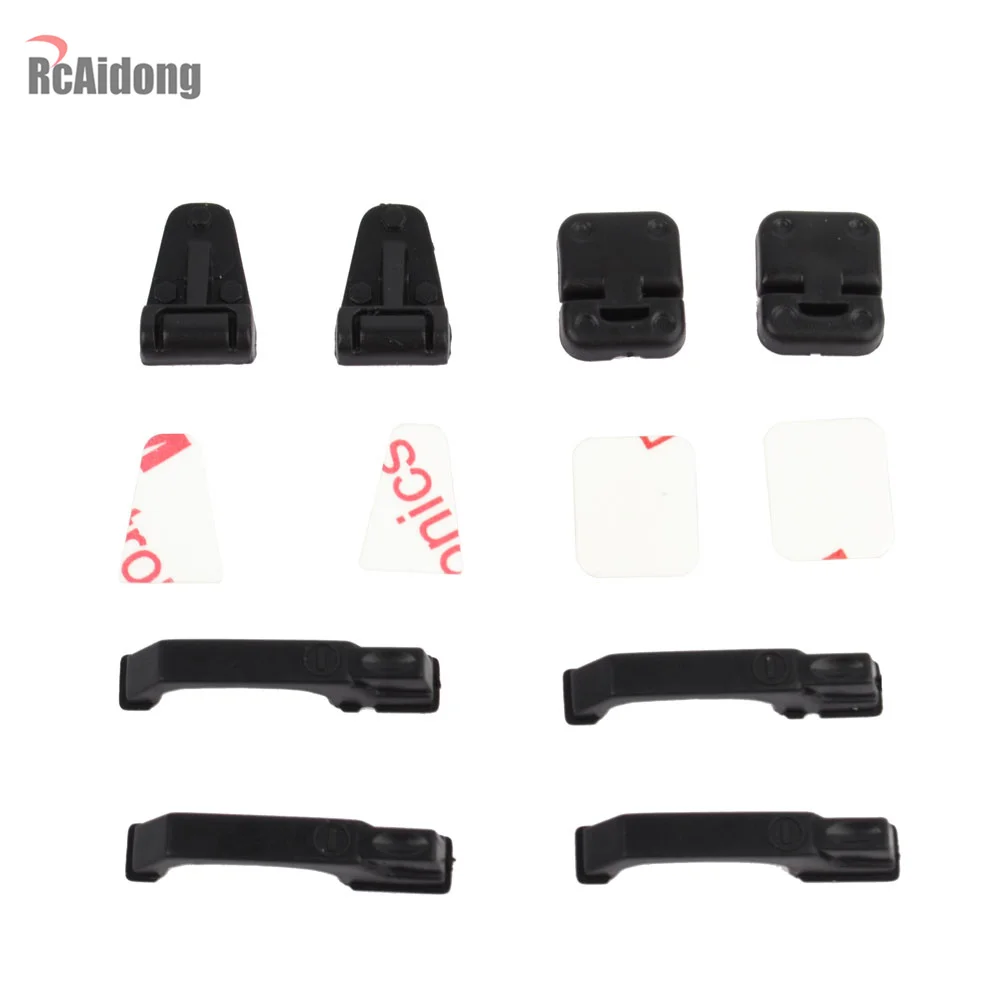 RC 1/10 TRX4 Door Hinges & Door Handles & Engine Cover Hinge for 1:10 RC Crawler Traxxas TRX-4 TRX4 D90 D110 Car