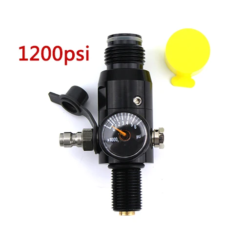 PCP Пейнтбол страйкбол HPA бак 5/8-18 UNF регулятор резьбы 4500psi клапан давление на входе 1500psi/1800psi/2200psi Выходное давление - Цвет: UNF 1200psi