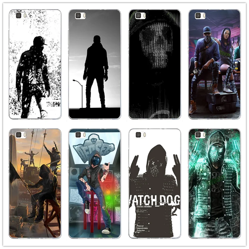 

Silicone Soft Cover TPU Cell Phone Cases for Huawei P8 P9 P10 P20 Mate 10 Pro Y5 Y6 II Y7 Honor 6X 7X 9 Lite Watch Dogs 2 Dedsec