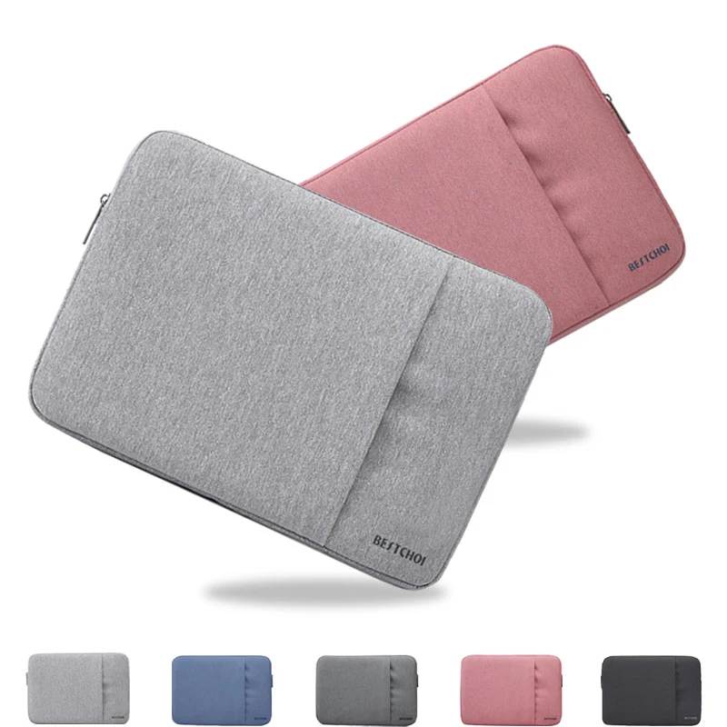 Women Laptop Bag Soild Sleeve bags for Dell XPS 13 Lenovo HP Acer Asus 11 13 14 15 inch Notebook Cover Zipper 15.6 Tablet Case