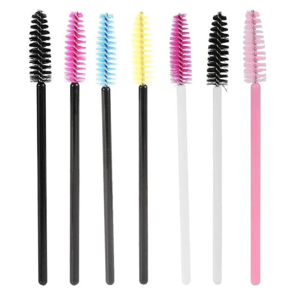

50Pcs Eyelash Brushes Makeup Brushes Disposable Mascara Wands Applicator Spoolers Eye Lashes Cosmetic Brush Makeup Tools