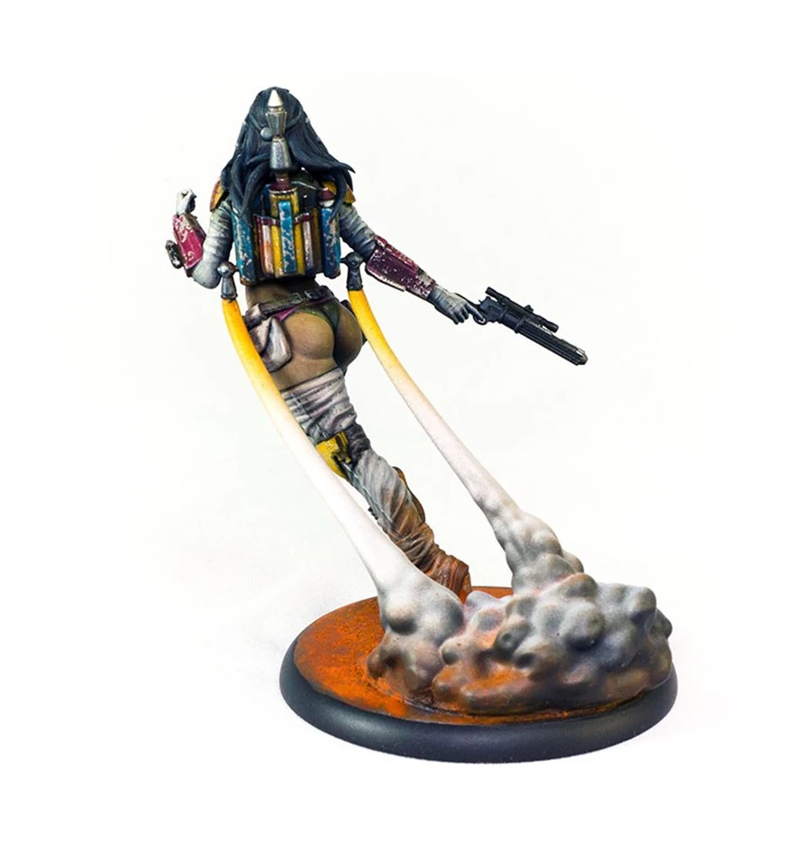 [Loong Way Miniatures] Kabuki Studio VIXEN HUNTER-ограниченная серия 35 мм/75 мм Полимерная миниатюра