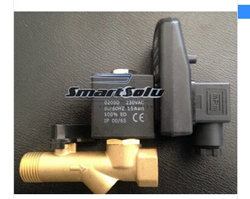 

Free Shipping 1/2'' Compressor Auto Drain Timer Valve Solenoid EDV-15T, electrical drainer valve, solenoid valve with timer