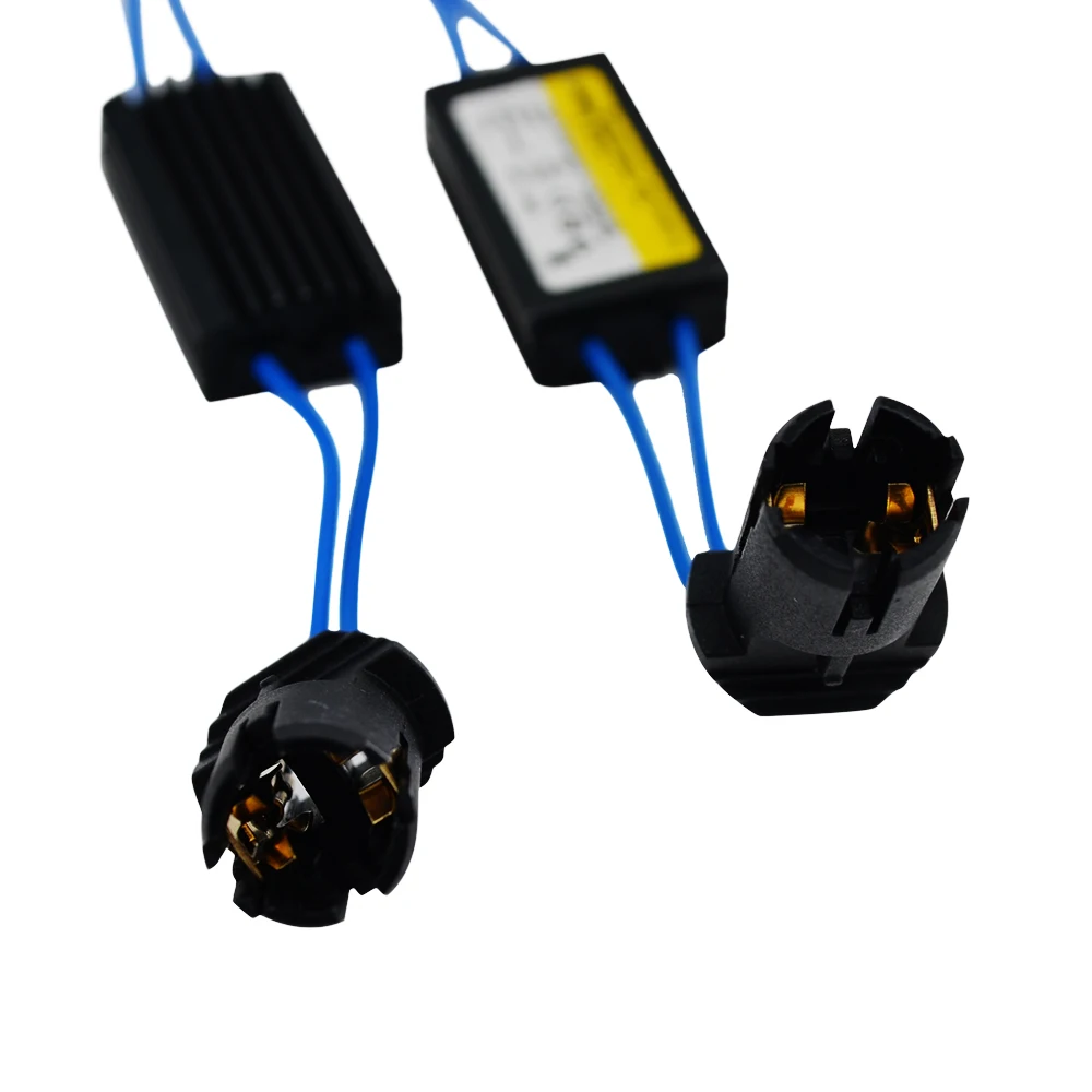 SKYJOYCE 50 пара/лот T10 Светодиодный лампочки Canbus Error Free 12 V 0.29A Предупреждение декодер-компенсатор резисторный конденсатор провод адаптер светодиодный