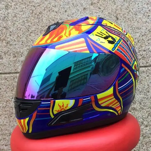 

New Arrival of High Quality Valentino Rosso MotoGp Motorcycle Helmet Racing Full Helmet Cycle Motorbike Cascos Motociclistas 01