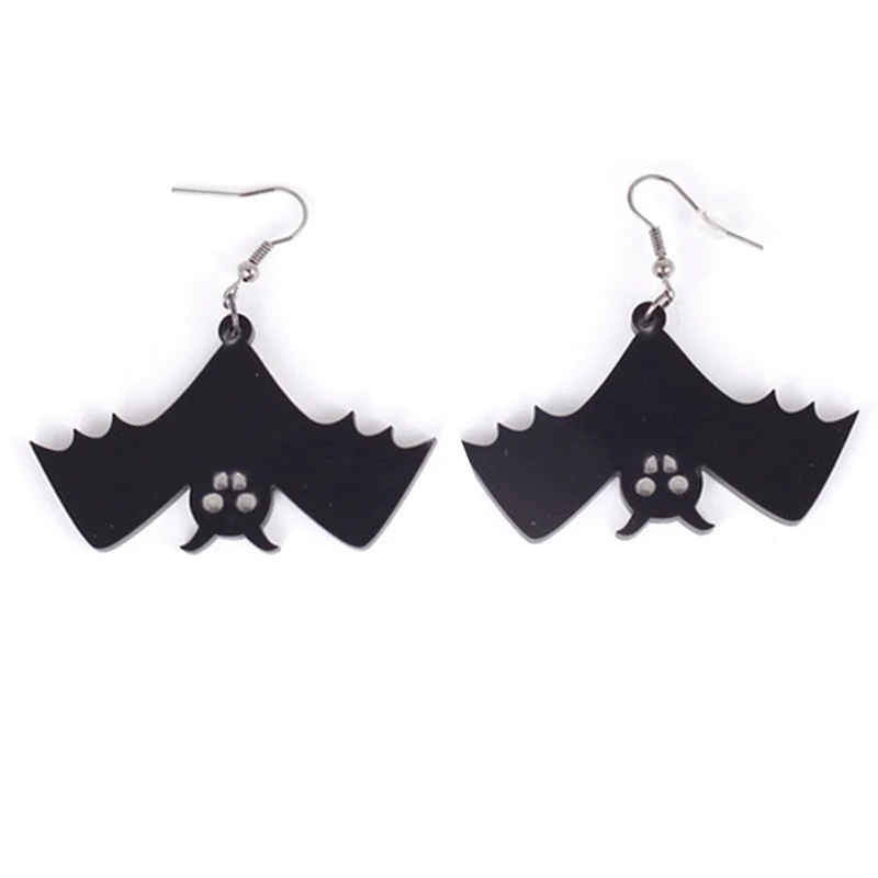 New Design Personalized Cute Bats Stud Earrings Women Halloween Jewelry